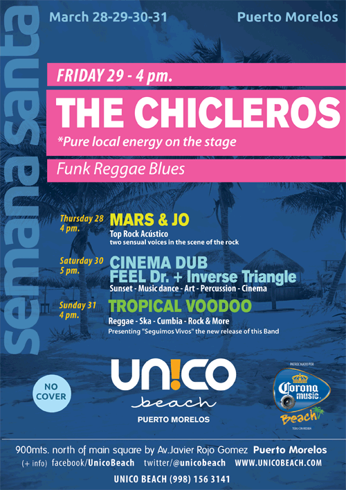 " The Chicleros " banda local- Semana Santa en Puerto Morelos 