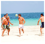 beach play at the Unico beach